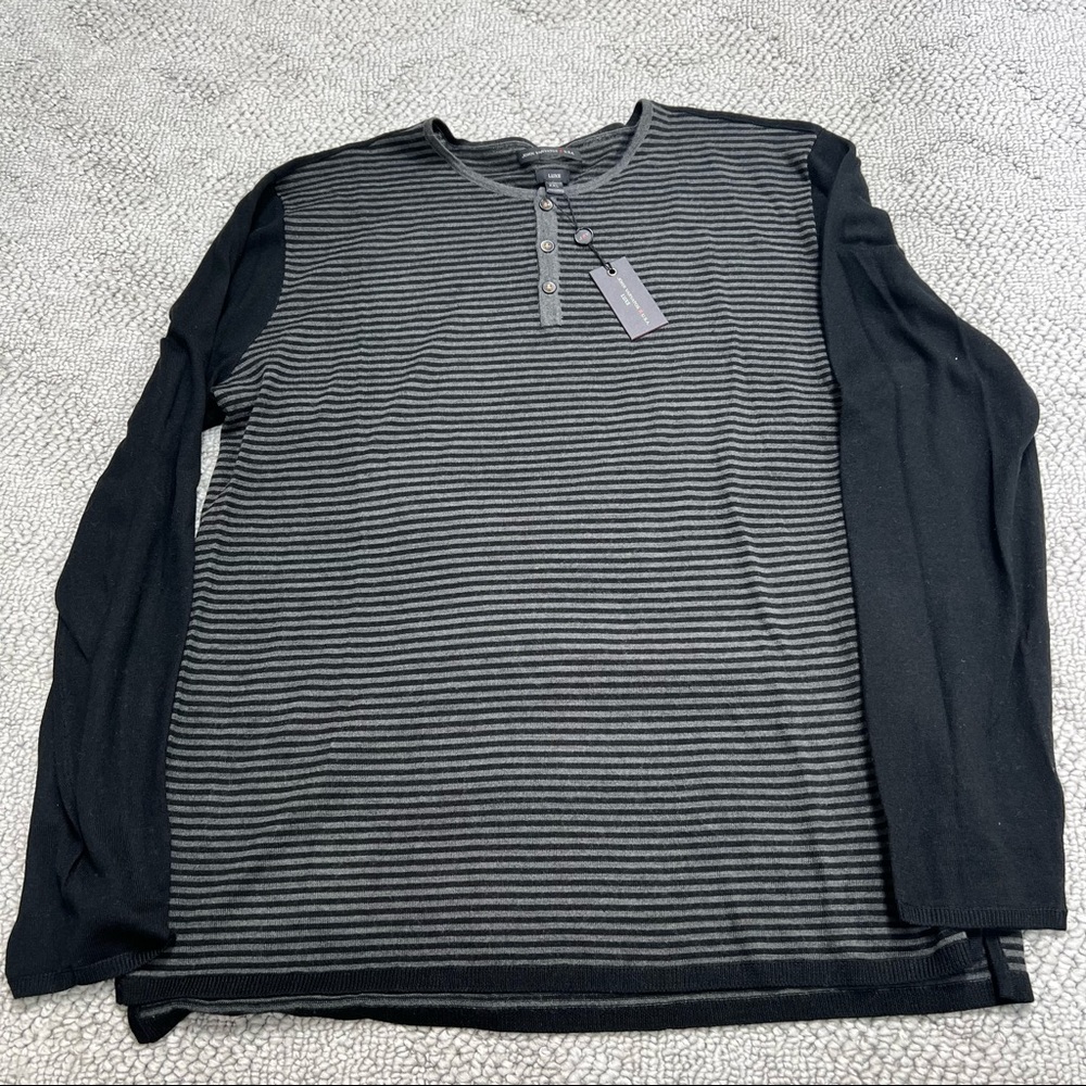 NWT John Varvatos Luxe Sweater/Henley